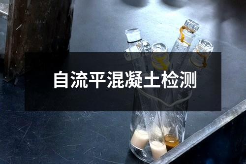 自流平混凝土檢測(cè)