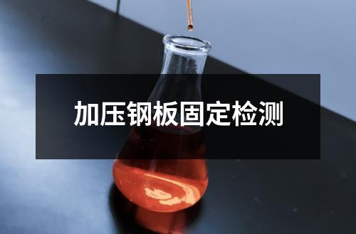 加壓鋼板固定檢測