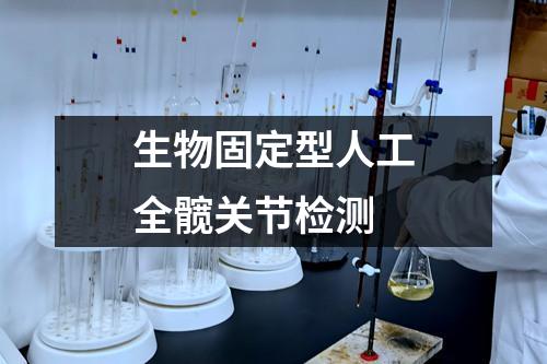 生物固定型人工全髖關(guān)節(jié)檢測