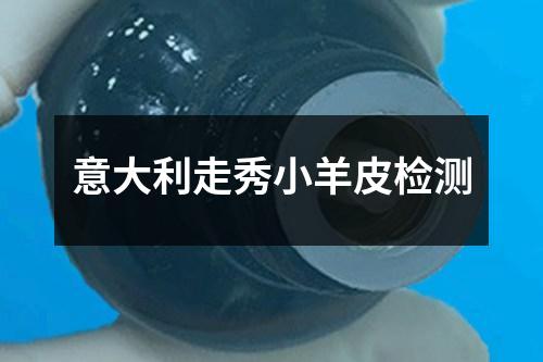 意大利走秀小羊皮檢測(cè)