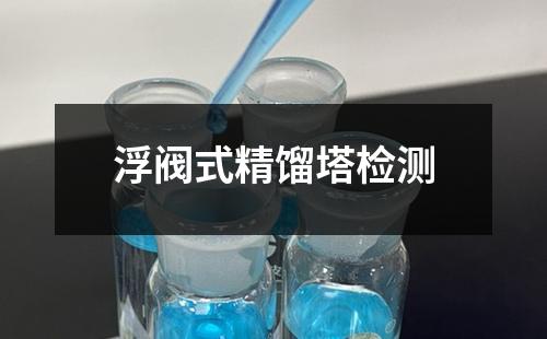 浮閥式精餾塔檢測
