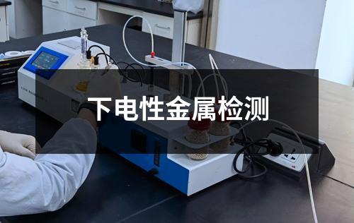下電性金屬檢測(cè)