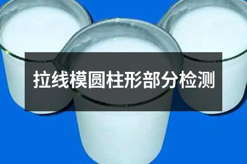 拉線模圓柱形部分檢測