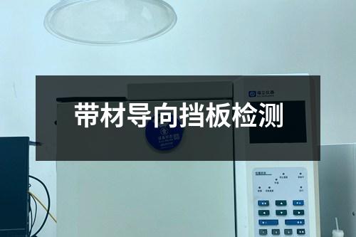帶材導(dǎo)向擋板檢測