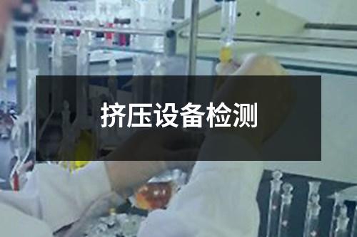 擠壓設(shè)備檢測(cè)