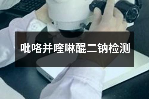 吡咯并喹啉醌二鈉檢測(cè)