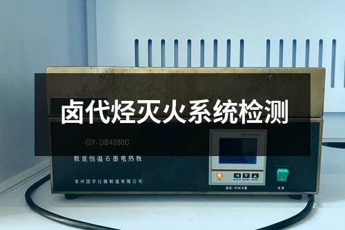 鹵代烴滅火系統(tǒng)檢測