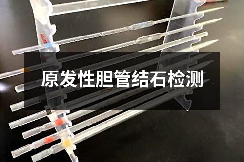 原發(fā)性膽管結石檢測
