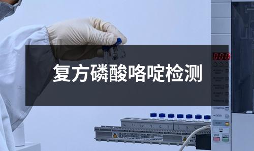 復(fù)方磷酸咯啶檢測(cè)