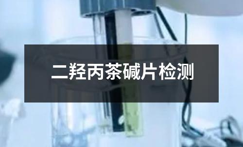 二羥丙茶堿片檢測