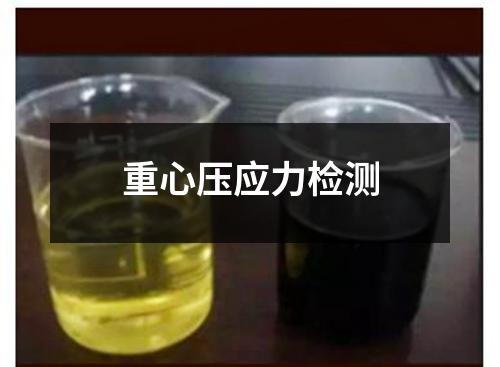 重心壓應力檢測