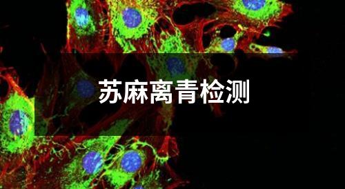 蘇麻離青檢測