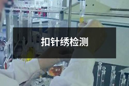 扣針繡檢測(cè)