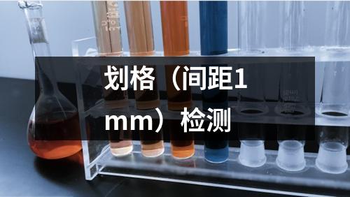 劃格（間距1mm）檢測(cè)