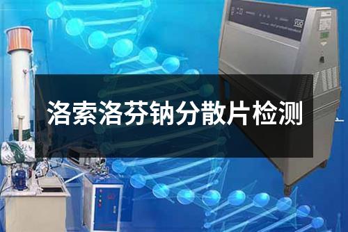 洛索洛芬鈉分散片檢測
