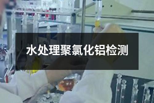 水處理聚氯化鋁檢測