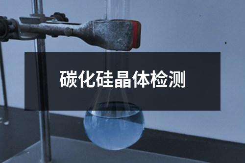 碳化硅晶體檢測