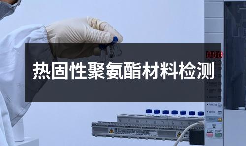 熱固性聚氨酯材料檢測