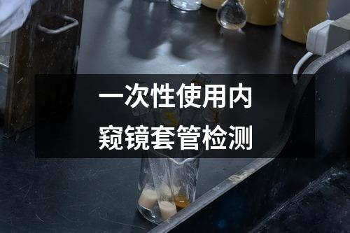 一次性使用內(nèi)窺鏡套管檢測(cè)