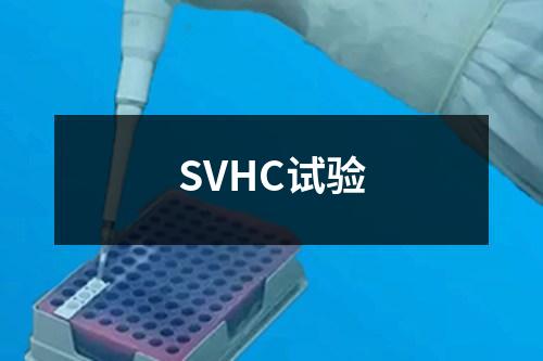 SVHC試驗(yàn)