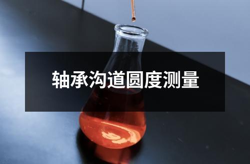 軸承溝道圓度測(cè)量