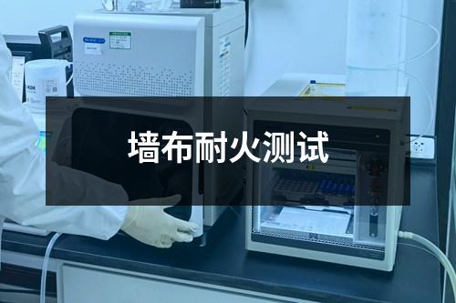 墻布耐火測(cè)試