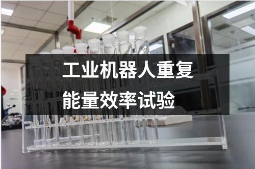 工業(yè)機(jī)器人重復(fù)能量效率試驗(yàn)