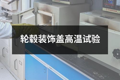 輪轂裝飾蓋高溫試驗
