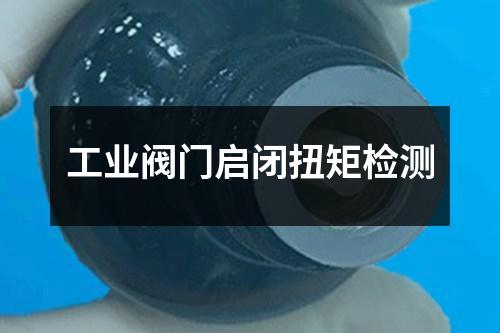 工業(yè)閥門(mén)啟閉扭矩檢測(cè)