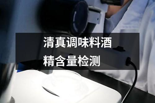 清真調(diào)味料酒精含量檢測