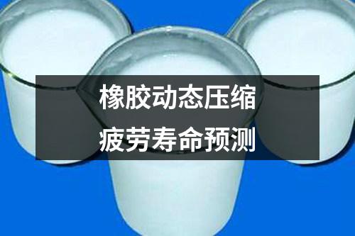 橡膠動態(tài)壓縮疲勞壽命預測