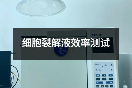 細胞裂解液效率測試
