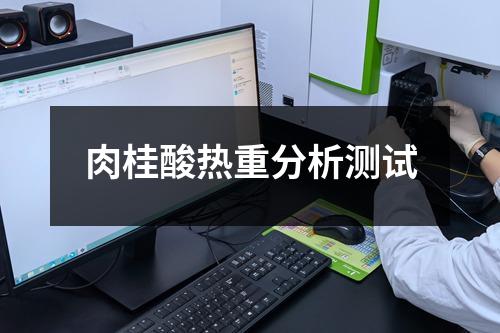 肉桂酸熱重分析測(cè)試