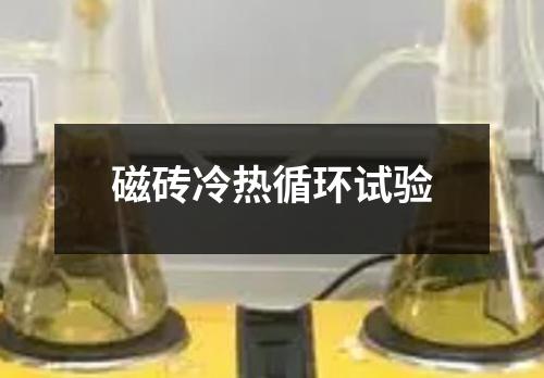 磁磚冷熱循環(huán)試驗(yàn)