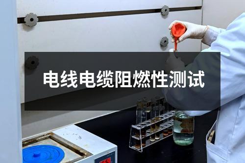 電線電纜阻燃性測(cè)試