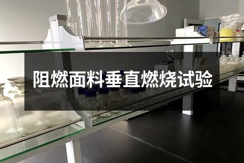 阻燃面料垂直燃燒試驗(yàn)