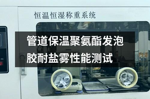 管道保溫聚氨酯發(fā)泡膠耐鹽霧性能測試