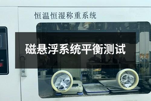 磁懸浮系統(tǒng)平衡測試
