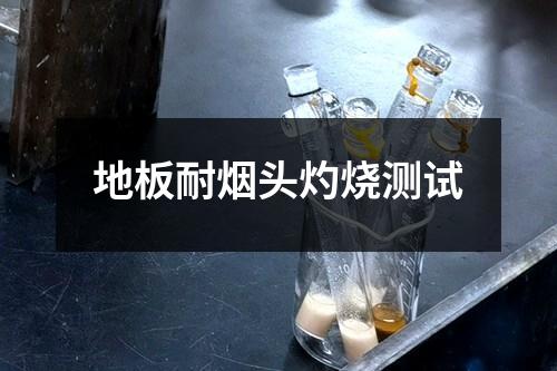 地板耐煙頭灼燒測(cè)試