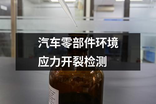 汽車零部件環(huán)境應(yīng)力開裂檢測(cè)
