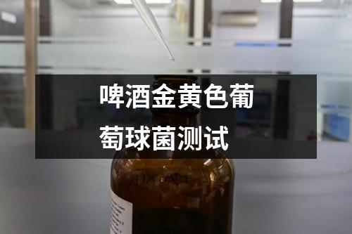 啤酒金黃色葡萄球菌測(cè)試