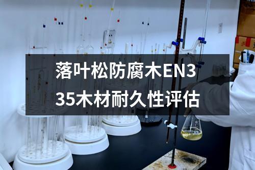 落葉松防腐木EN335木材耐久性評估