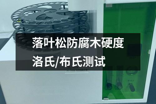 落葉松防腐木硬度洛氏/布氏測試