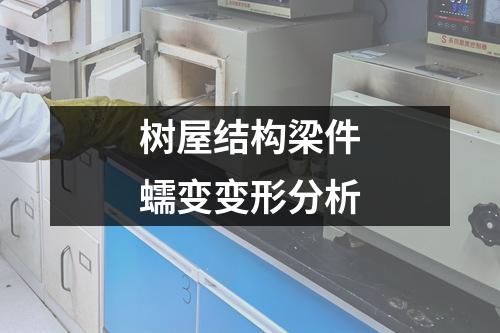 樹屋結(jié)構(gòu)梁件蠕變變形分析