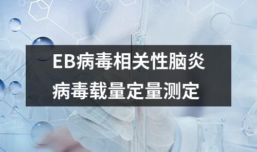 EB病毒相關(guān)性腦炎病毒載量定量測(cè)定