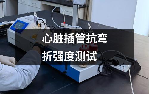 心臟插管抗彎折強(qiáng)度測(cè)試