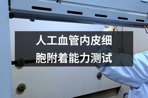 人工血管內(nèi)皮細(xì)胞附著能力測試