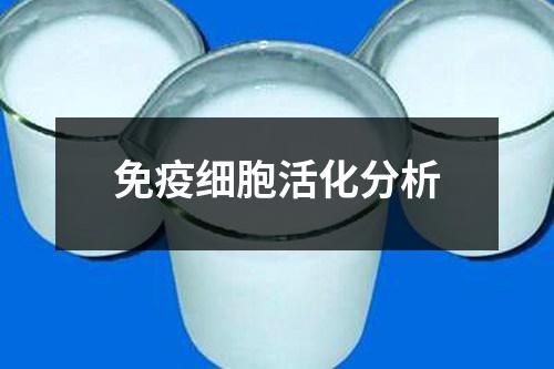 免疫細胞活化分析