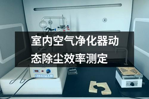 室內(nèi)空氣凈化器動態(tài)除塵效率測定