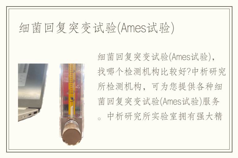 細(xì)菌回復(fù)突變?cè)囼?yàn)(Ames試驗(yàn))